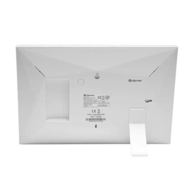 FOTOGRAFI / VIDEO, Digital fotoram, 10 tum, Denver Digital Frame Wi-fi 10.1 Vit Funktioner Skärmmått