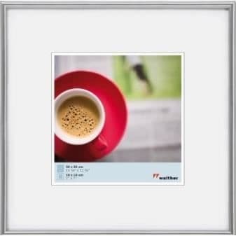 Plastikram WALTHER GALERIA 30X30 - Silver - Fyrkantig - Samtida - Design
