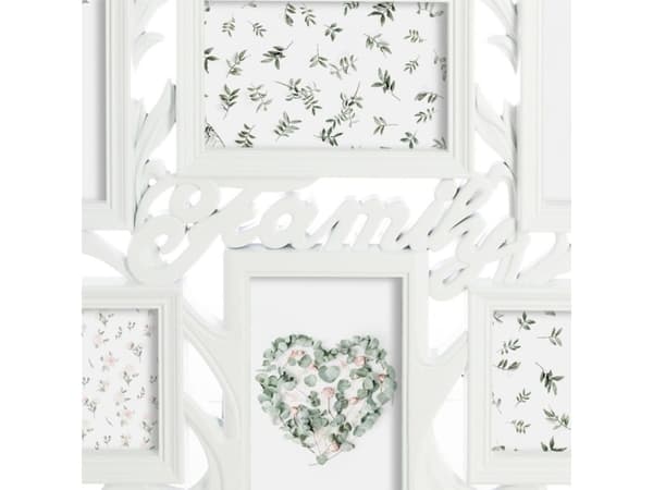 Atmosphera ramme Hvit veggramme for 9 bilder Suzy