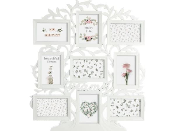 Atmosphera ramme Hvit veggramme for 9 bilder Suzy