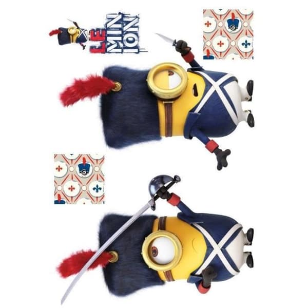 Klistermärke Väggdekor - Minion - Gul - 42 cm - Barn - Självhäftande