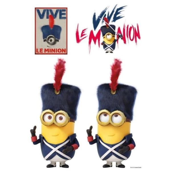 Klistermärke Väggdekor - Minion - Gul - 42 cm - Barn - Självhäftande