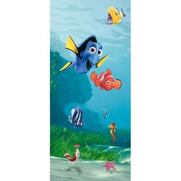 Jätteaffisch - NEMO - 202x90 cm - Non-woven tapet - Flerfärgad - Blandat