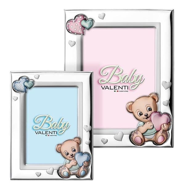 Valenti &amp; Co.Bimbo 13x18 R ram i silver PVD-laminat