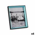 Miniatyrbild 1 av 2: Fotoram Glas Svart Blå Trä MDF (6 antal) (3 x 27 x 22 cm)