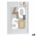 Miniatyrbild 1 av 2: Fotoram 52,5 x 2,5 x 72,5 cm Vit Plast Trä MDF (6 antal)