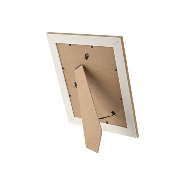 Fotoram Home ESPRIT Glas Trä MDF Skandinavisk 23 x 2,8 x 28 cm (4 antal)