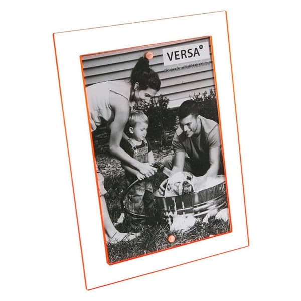Fotoramme Metal polypropylen Orange - 15 x 20 cm