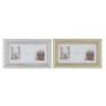 Miniatyrbillede 1 af 3: Fotoramme DKD Home Decor Luxury Gylden Sølvfarvet Krystal polystyren Traditionel 46,5 x 2 x 28,5 cm (2 enheder)