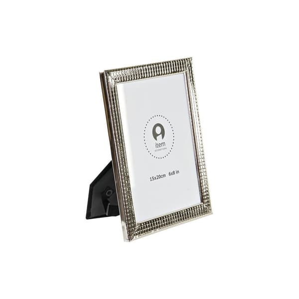 Fotoramme DKD Home Decor Sølvfarvet Metal Shabby Chic 17 x 2 x 22 cm