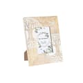 Miniatyrbillede 1 af 2: Fotoramme DKD Home Decor Hvid Brun Træ Krystal Mangotræ Indianer mand 20 x 2 x 25,5 cm