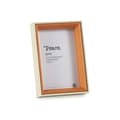 Miniatyrbillede 2 af 2: Fotoramme Krystal Brun Hvid Træ MDF (12 x 17 x 3 cm) (6 enheder)