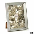 Miniatyrbillede 1 af 2: Fotoramme Sølvfarvet Plastik Glas (15,2 x 3,5 x 20,2 cm) (6 enheder)