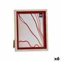 Miniatyrbillede 1 af 2: Fotoramme Krystal Rød Træ Brun Plastik (24 x 2 x 29 cm) (6 enheder)