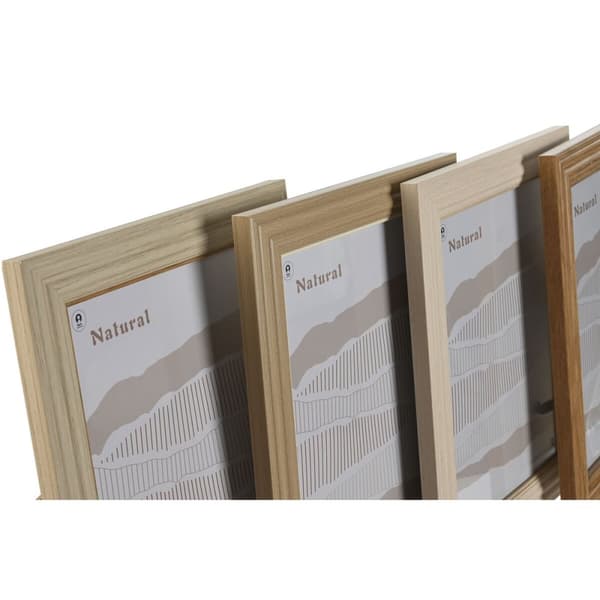 Fotoramme Home ESPRIT Multifarvet Krystal polystyren 26,2 x 1,6 x 31,2 cm (4 enheder)