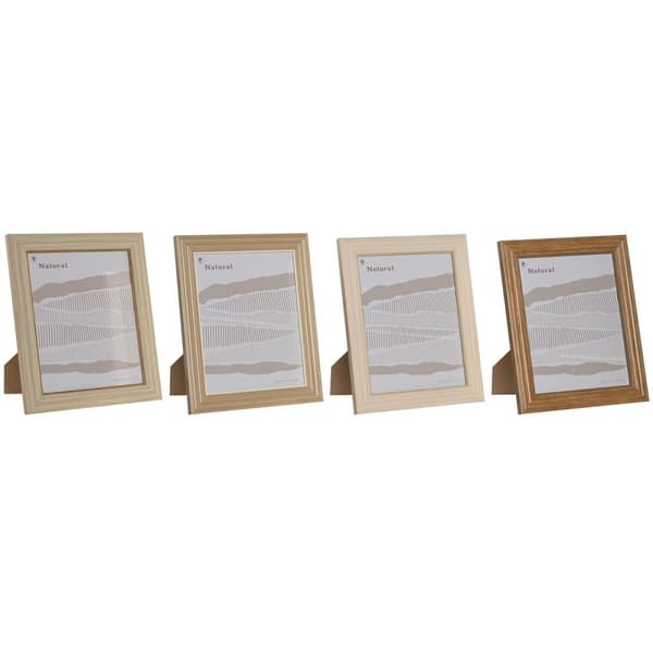 Fotoramme Home ESPRIT Multifarvet Krystal polystyren 26,2 x 1,6 x 31,2 cm (4 enheder)