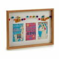 Miniatyrbilde 2 av 2: Fotoramme for vegg Dusker Lama Flerfarget Tre 30 x 3 x 41 cm (8 enheter)