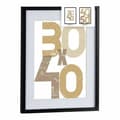 Miniatyrbilde 2 av 2: Fotoramme for vegg Svart Plast Tre MDF 42,5 x 2,5 x 52,5 cm (6 enheter)