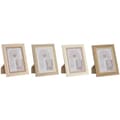 Miniatyrbilde 1 av 3: Fotoramme Home ESPRIT Flerfarget Aluminium Krystall Tre MDF Scandi 16 x 2,8 x 21 cm (4 enheter)