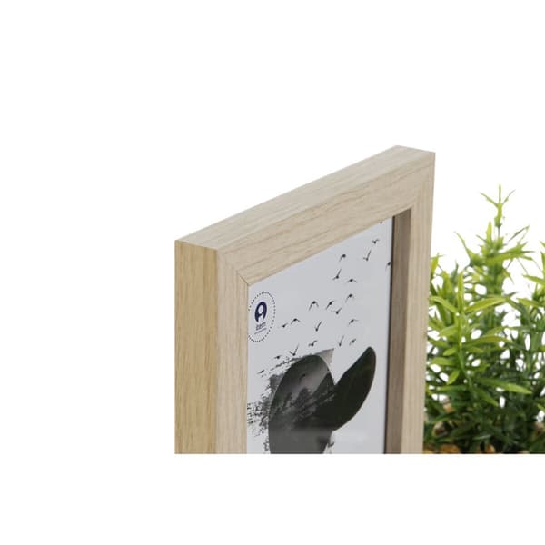 Fotoramme Home ESPRIT Naturell Tre MDF Skandinavisk 25 x 7 x 19 cm