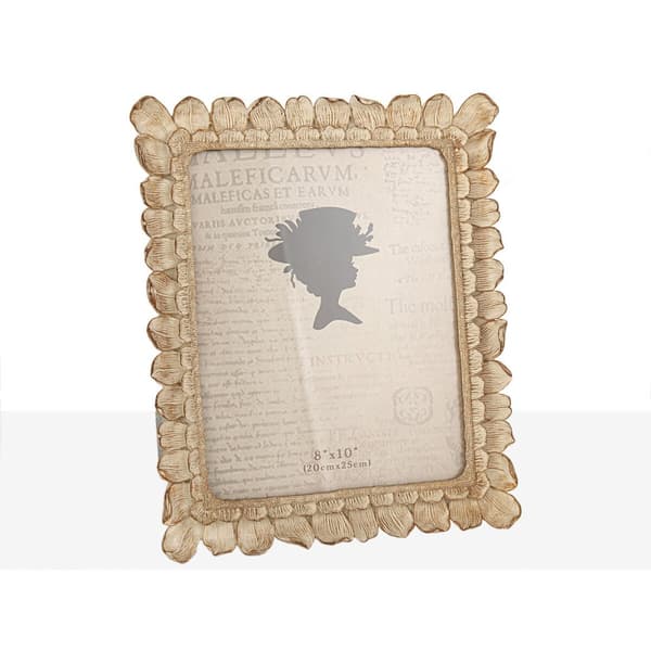 Fotoramme Romimex Krem Harpiks 27 x 34 x 2 cm