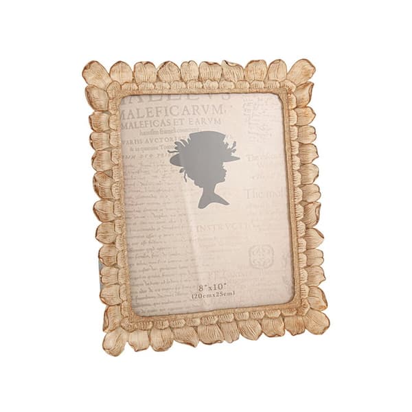 Fotoramme Romimex Krem Harpiks 27 x 34 x 2 cm