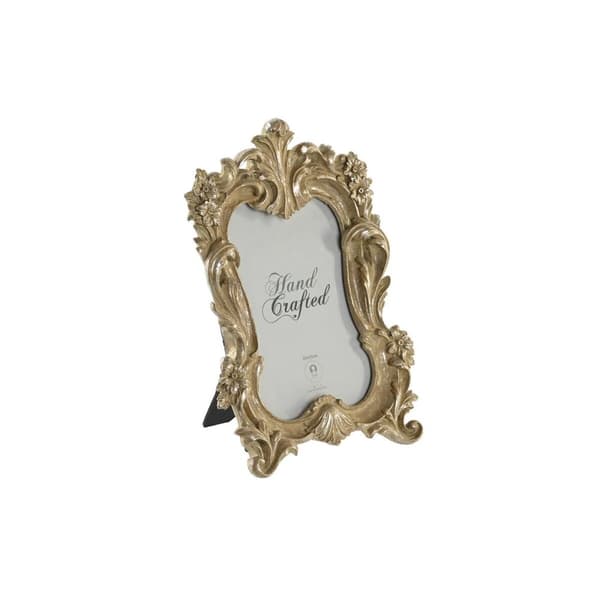 Kuvakehys DKD Home Decor 16 x 2,6 x 23 cm Kullattu Hartsi