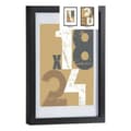 Pikkukuva 2 / 2: Kuvakehys 24 x 2,5 x 32,5 cm Musta Lasi Puu MDF (6 osaa)