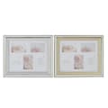 Miniatyrbilde 1 av 3: Fotoramme DKD Home Decor Gyllen Sølv Aluminium Krystall polystyren Tradisjonell 47 x 2 x 40 cm (2 enheter)