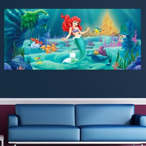 Jätteaffisch The Little Mermaid ArielCollection: Digital kvalitet -ArielTema: Disney Princess -Ariel Ge ditt barn tärningen