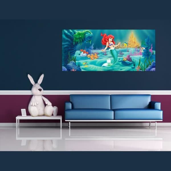 Jätteaffisch The Little Mermaid ArielCollection: Digital kvalitet -ArielTema: Disney Princess -Ariel Ge ditt barn tärningen