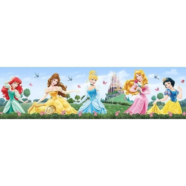 Disney Princess självhäftande väggkant