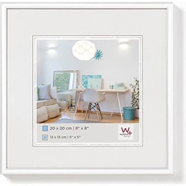 Fot Rahmen - WALTHER - Ny livsstil - Plast - Vit - 30x30 cm