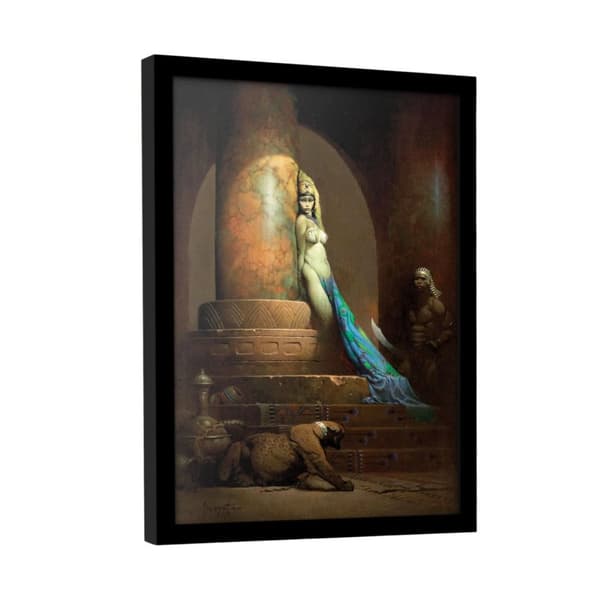 Frazetta Egyptian Queen Framed Poster