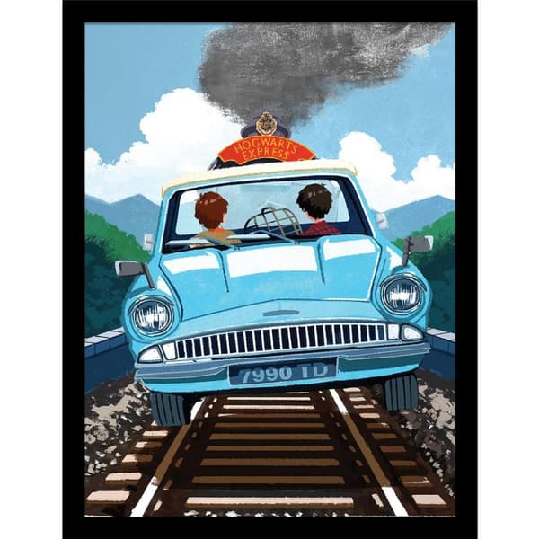 Harry Potter Looking Forward Hogwarts Express Framed Poster Multicoloured 40cm x 30cm
