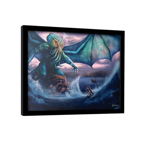 Anthony Christou Call Of Cthulhu Framed Poster