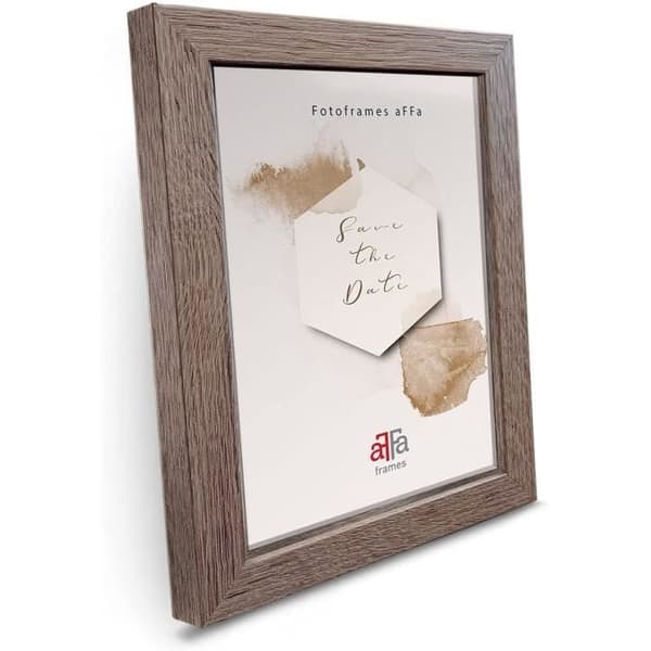 aFFa ramar, Hekla, MDF fotoram, lätt att rengöra, rektangel, med akrylglasfront, Sonoma ek, 15 x 21 cm