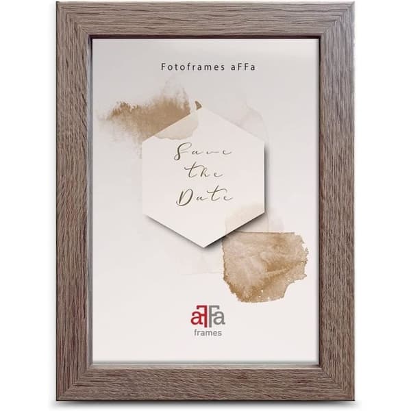 aFFa ramar, Hekla, MDF fotoram, lätt att rengöra, rektangel, med akrylglasfront, Sonoma ek, 15 x 21 cm