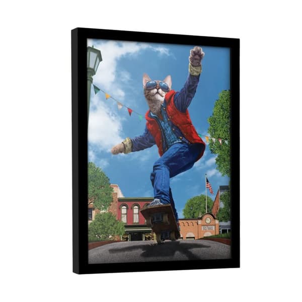 Vincent Hie Cat To The Future Framed Poster