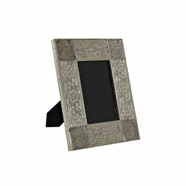 Kuvakehys DKD Home Decor Samppanja Puu Alumiini Arabi 20 x 1 x 25 cm (1 osaa)