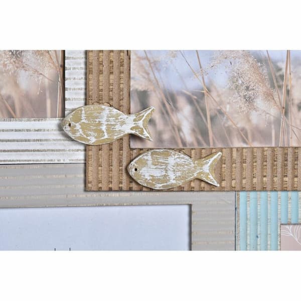 Fotoram DKD Home Decor Beach 46,5 x 2 x 44,5 cm Trä Sjöman
