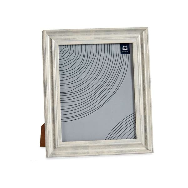 Fotoram Glas Silvrig Trä Brun Plast (26 x 2 x 31 cm) (6 antal)