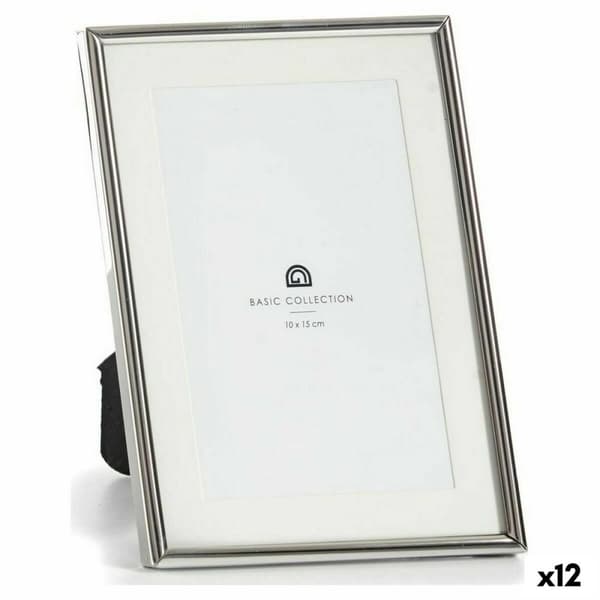 Fotoram Glas Silvrig Stål (13,5 x 18 x 11 cm) (12 antal)