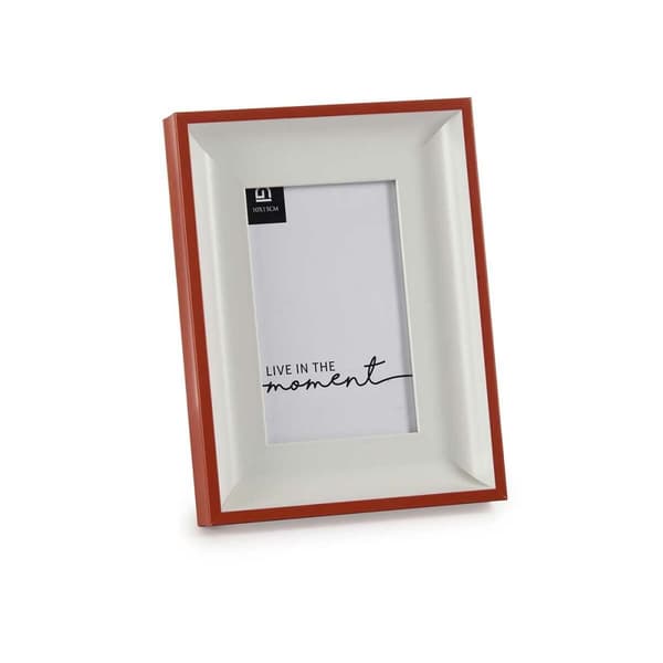 Kuvakehys Kristalli Punainen Valkoinen Muovinen (2,5 x 21 x 16 cm) (6 osaa)