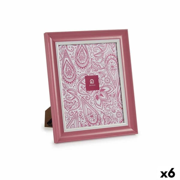 Kuvakehys Kristalli Pinkki Muovinen (6 osaa) (2 x 31 x 26 cm)