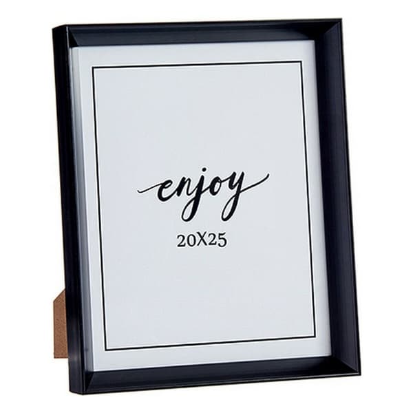 Fotoram 22,2 x 3,5 x 27,3 cm Svart Plast Glas (6 antal)