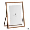 Pikkukuva 1 / 2: Kuvakehys Kupari Metalli Lasi Muovinen 15,5 x 1 x 20,7 cm (12 osaa)