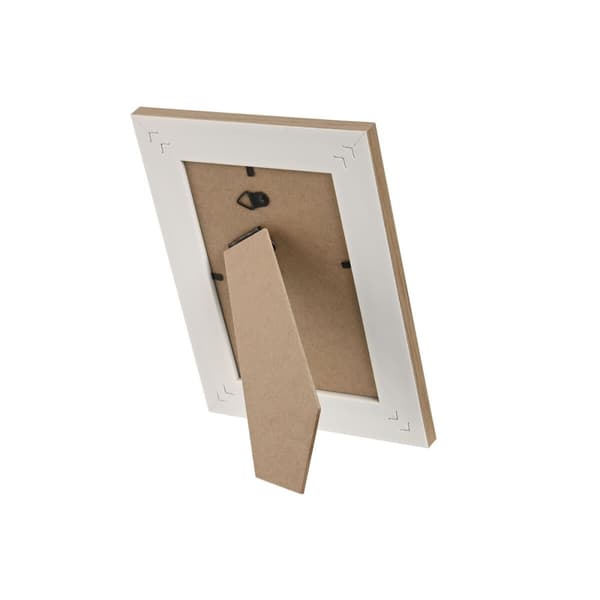 Fotoram Home ESPRIT Multicolour Glas Trä MDF Skandinavisk 13 x 2,8 x 18 cm (4 antal)