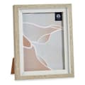 Miniatyrbild 2 av 2: Fotoram 18,8 x 23,8 x 2 cm Glas Beige Vit Plast (6 antal)