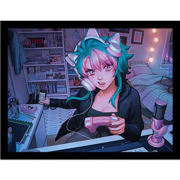 Ivy Dolamore Wtf Moment Framed Poster Multicoloured 40cm x 30cm